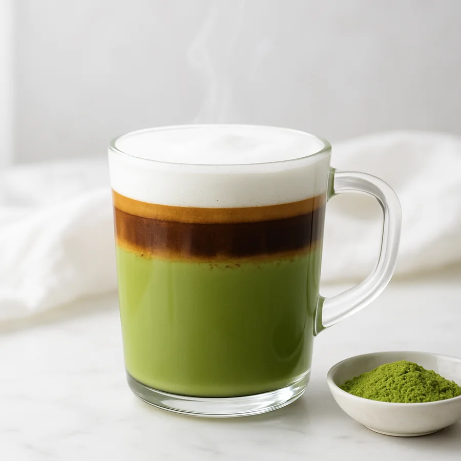 Dirty Matcha Latte