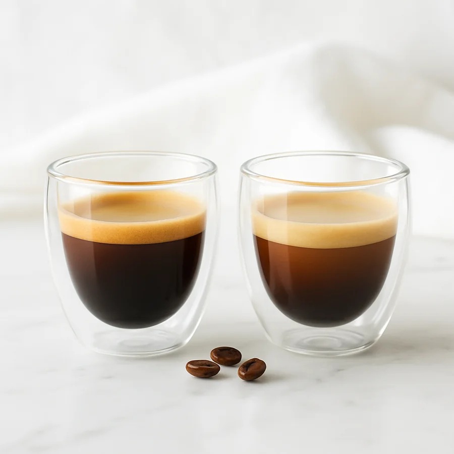 Espresso Medium & Dark Roast Coffee Beans: both roasts, pulled as espresso