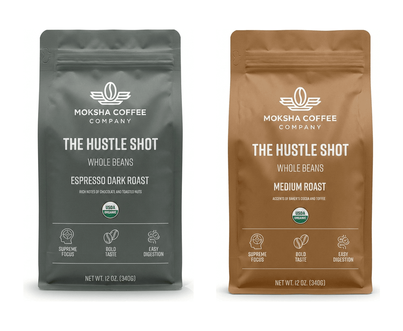 Espresso Medium & Dark Roast Coffee Beans