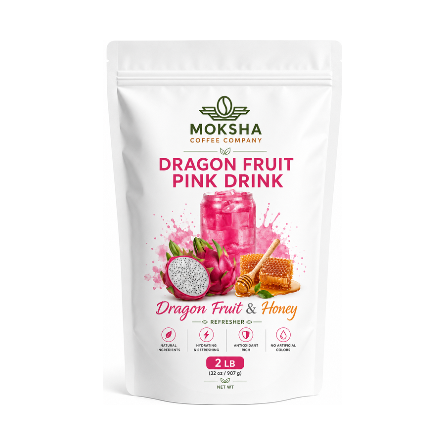Iced Dragon Fruit Pink Drink